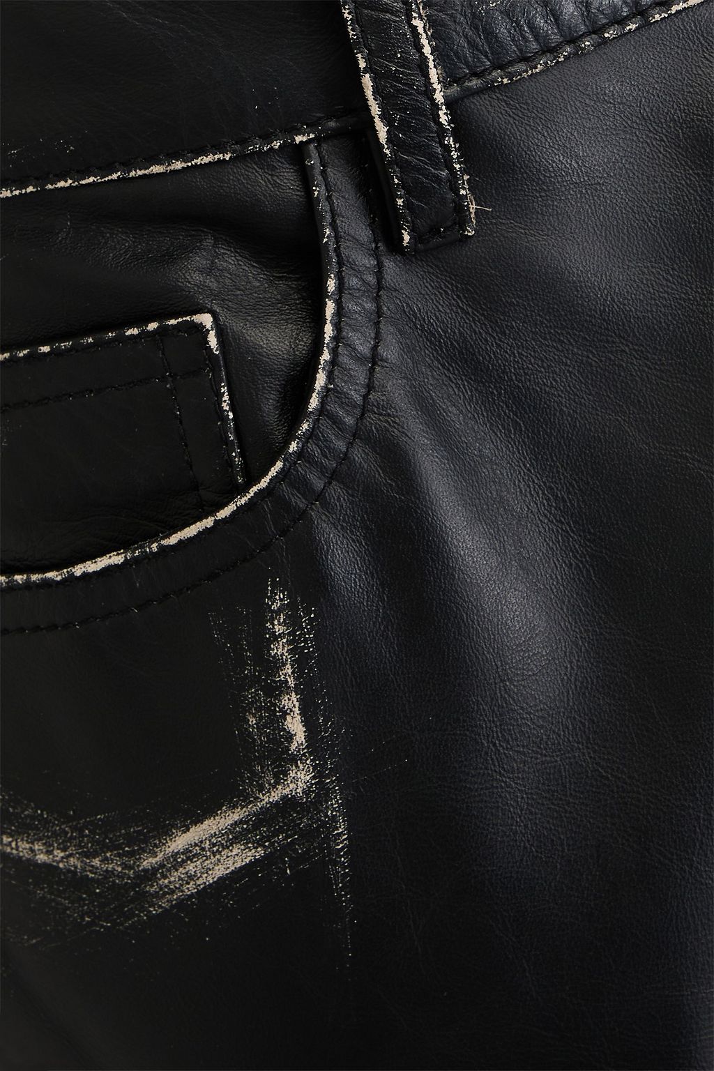 MM6 MAISON MARGIELA Distressed leather pants
