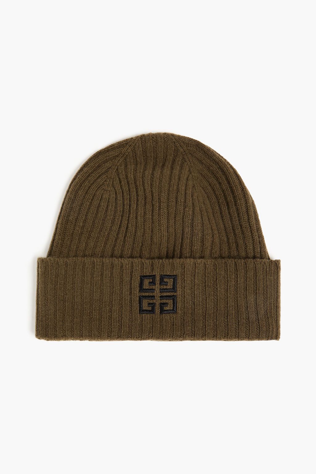 GIVENCHY Gerippte Beanie aus einer Woll-Kaschmirmischung mit Stickereien