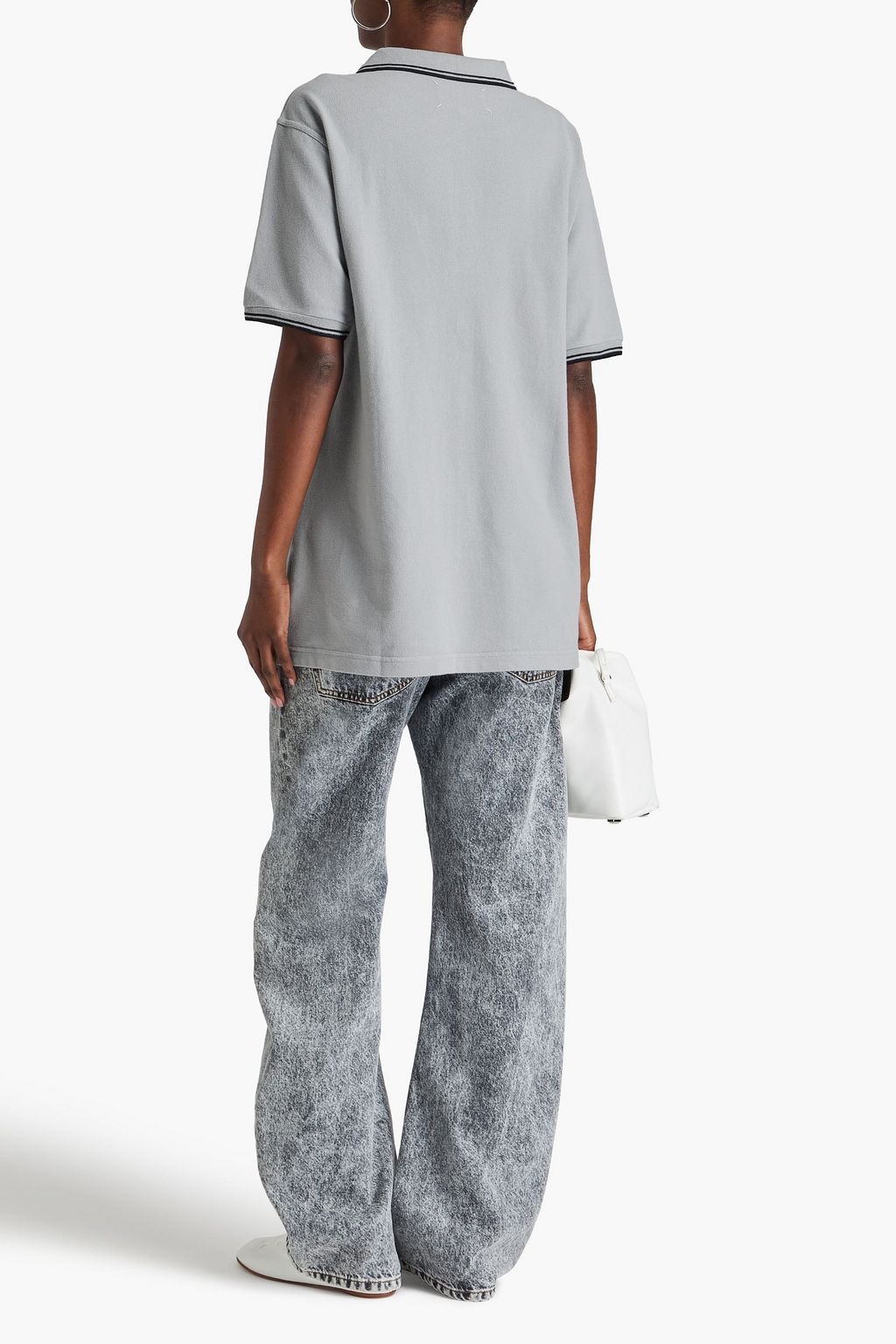 MAISON MARGIELA Cotton-piqué polo shirt