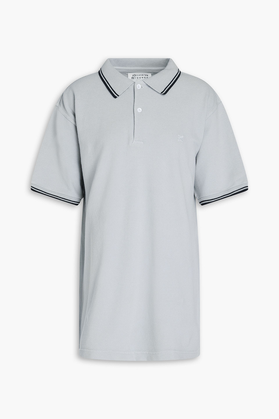 Cotton-piqué polo shirt