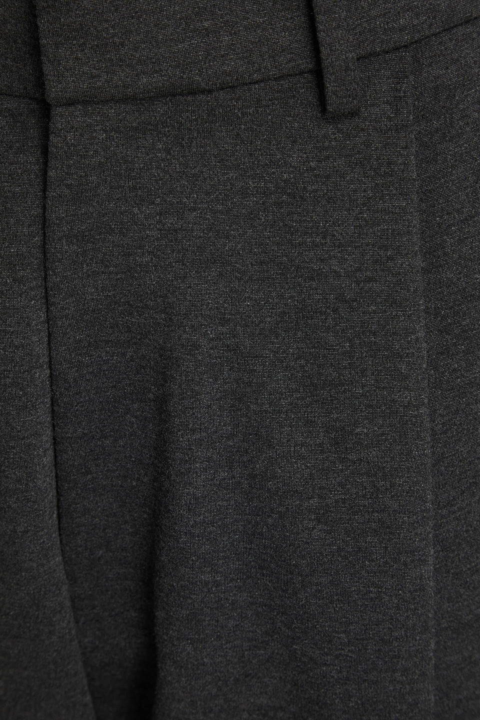 Shop Victoria Beckham Jersey Straight-leg Pants In Anthracite