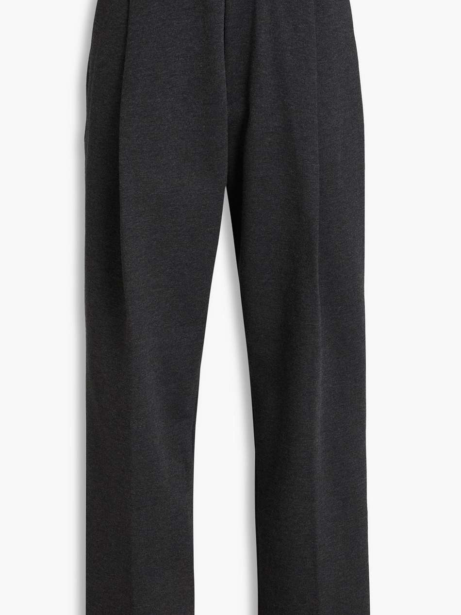 jersey straight-leg pants