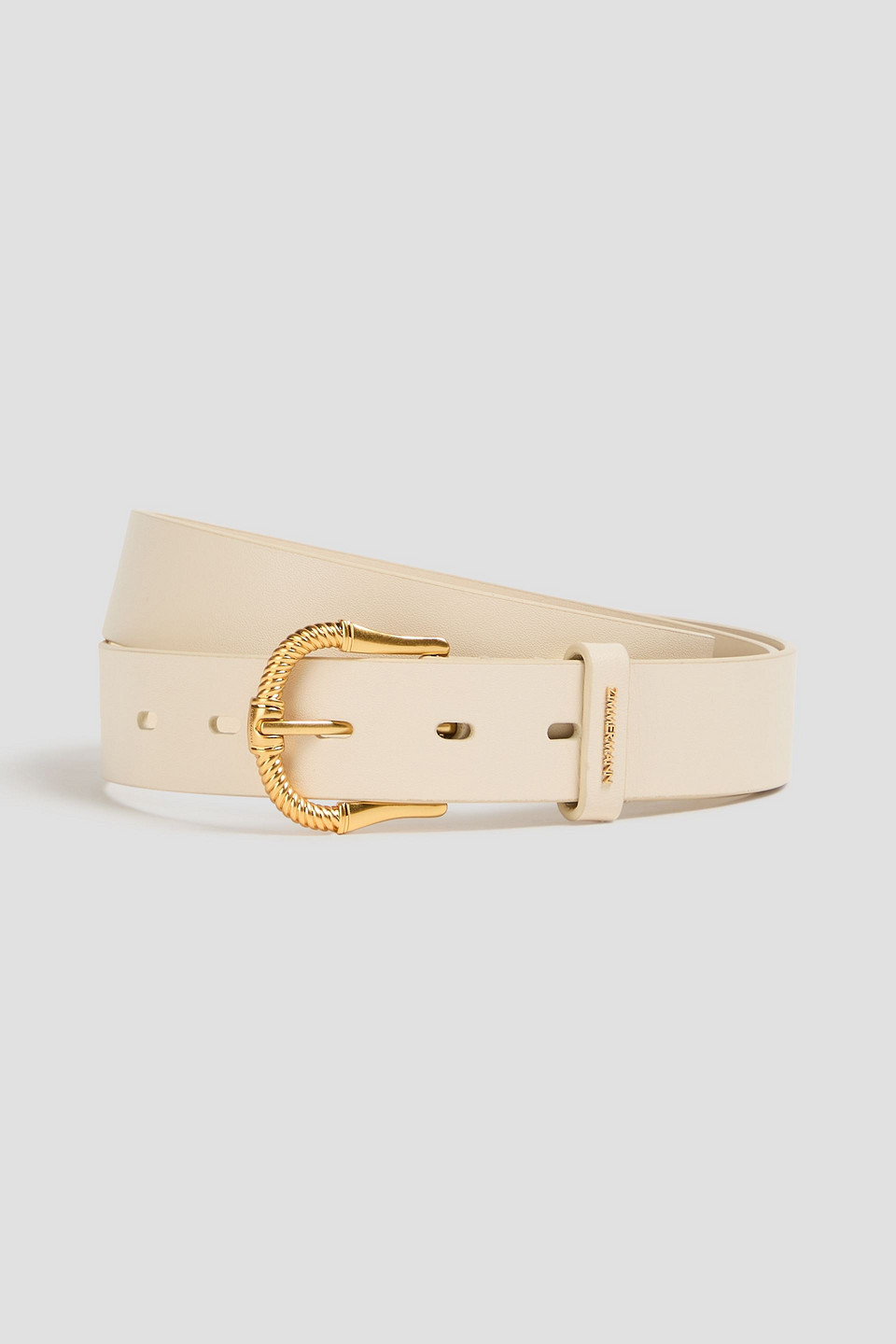 Zimmermann Leather Belt In White