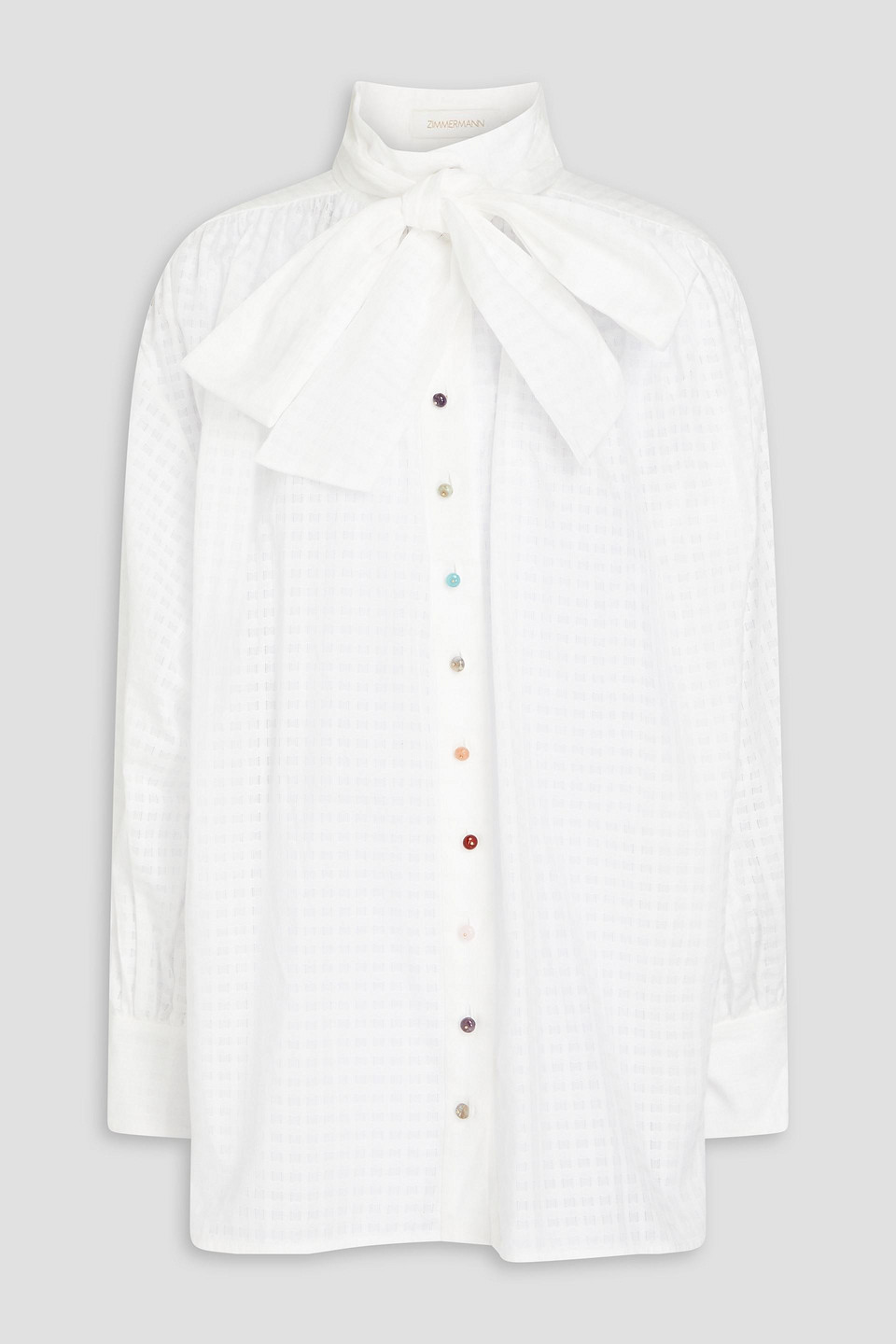 Cotton-jacquard shirt