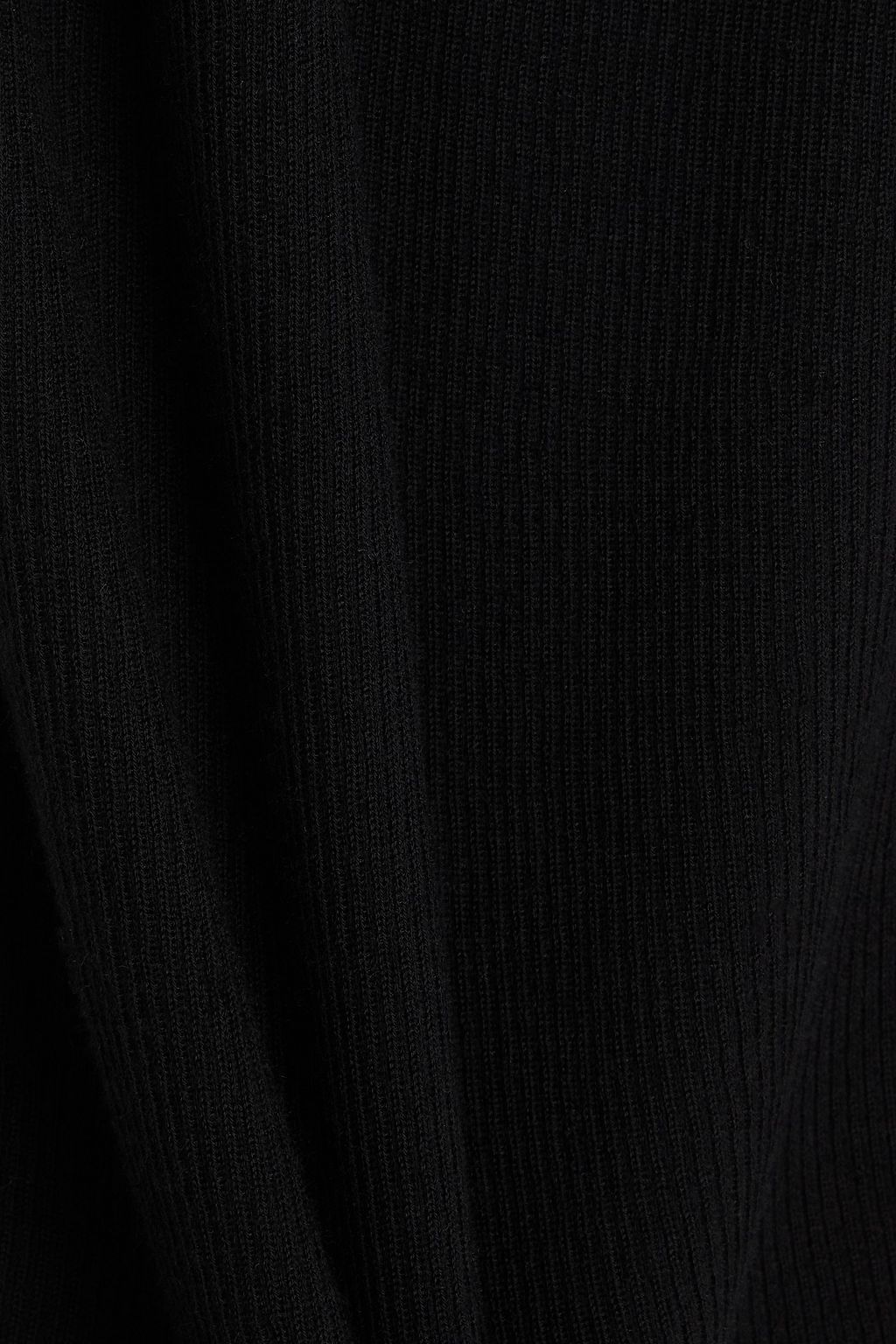 LE KASHA فستان "بالاموس" من الكشمير المضلّع بقصّة غير متماثلة