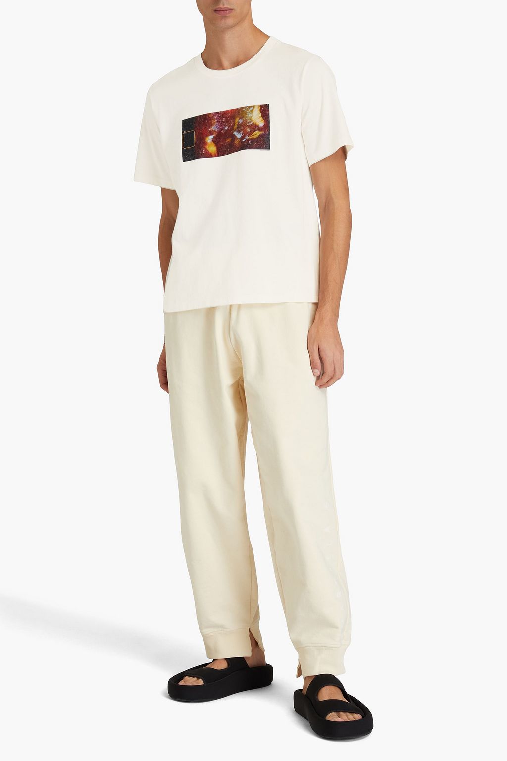 MM6 MAISON MARGIELA Printed cotton-jersey T-shirt