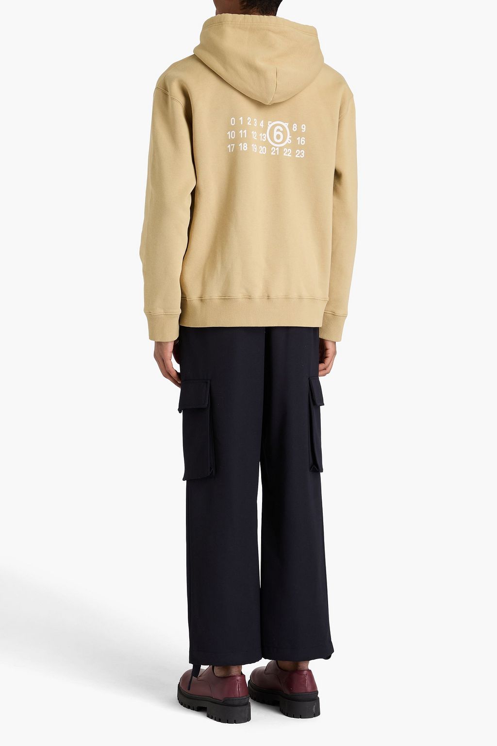 MM6 MAISON MARGIELA Printed French cotton-terry hoodie