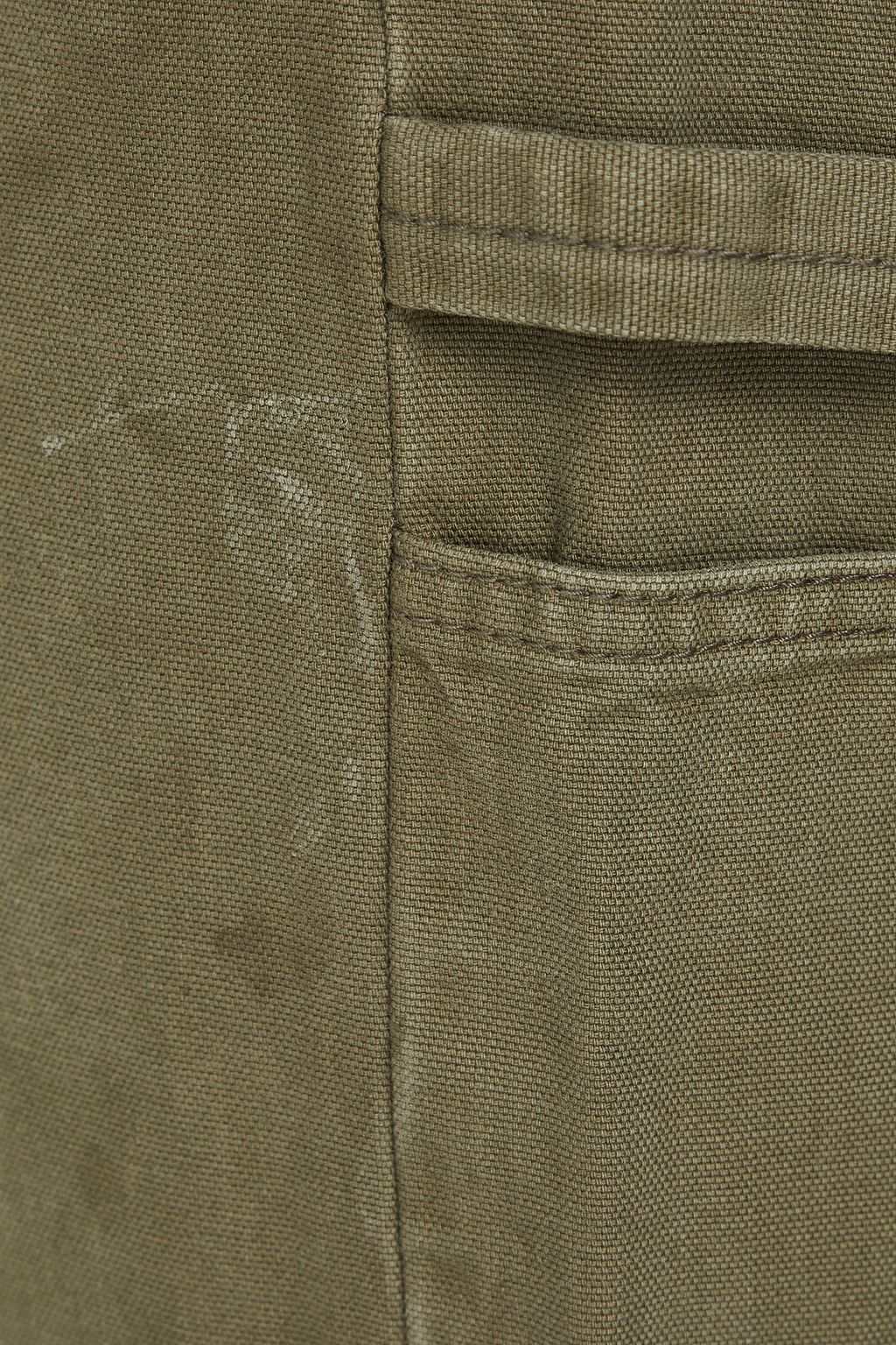 JOHN ELLIOTT Painted cotton-canvas cargo pants