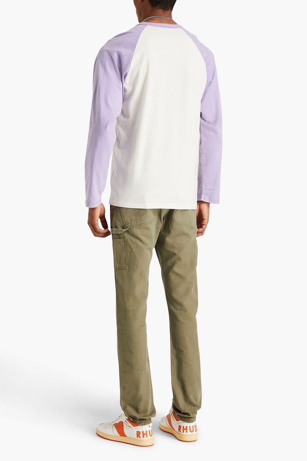 JOHN ELLIOTT Painted cotton-canvas cargo pants