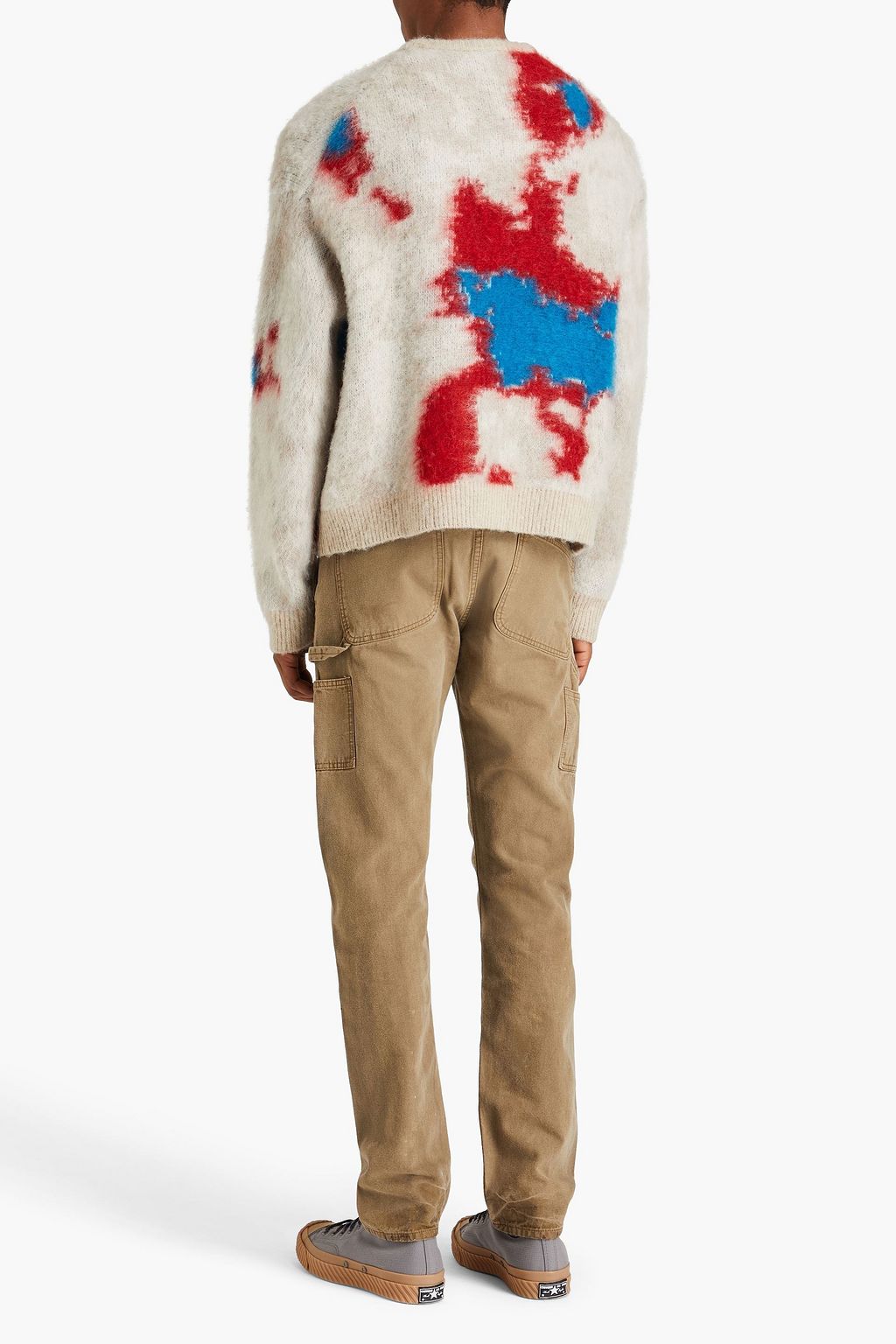 JOHN ELLIOTT Painted cotton-canvas cargo pants
