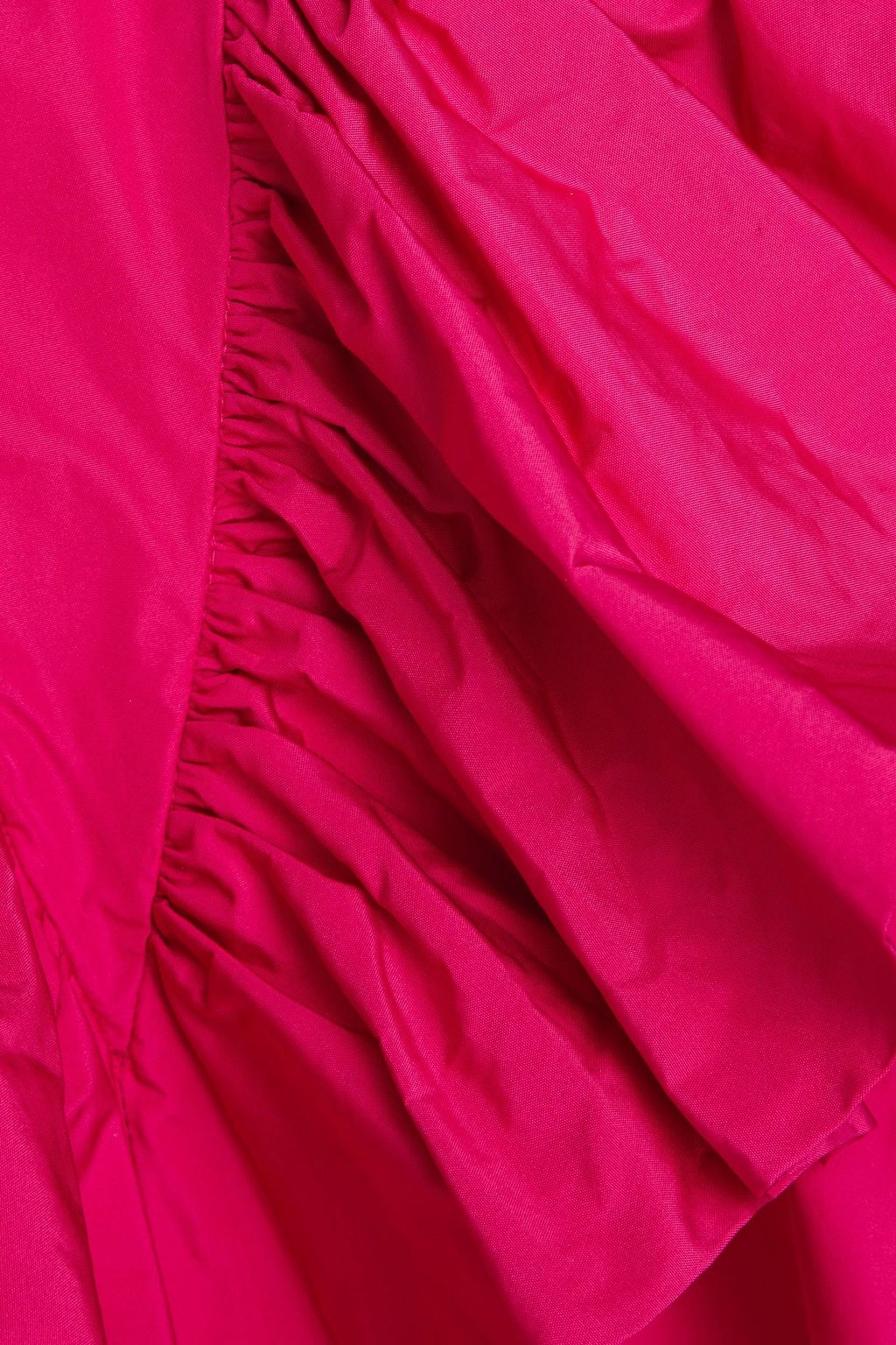 REDVALENTINO Ruffled taffeta mini dress