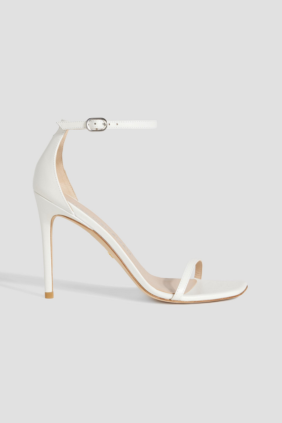 Stuart Weitzman Nudistcurve 100 Sandal In White
