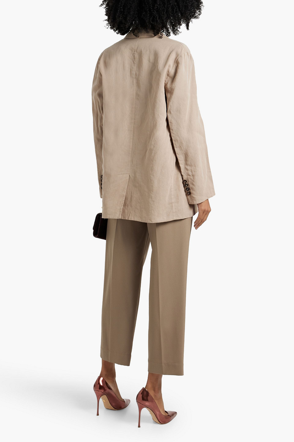 Brunello Cucinelli Cotton Blazer In Neutral