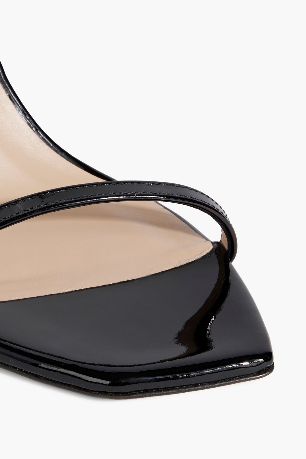 STUART WEITZMAN パテントレザー サンダル