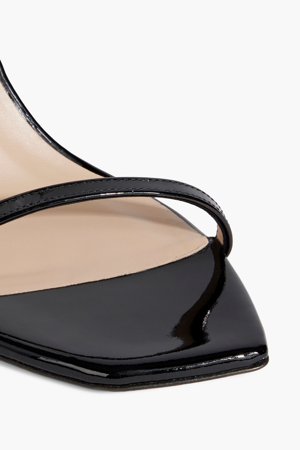 Stuart Weitzman Disney 100mm Crystal-embellished Sandals In Black
