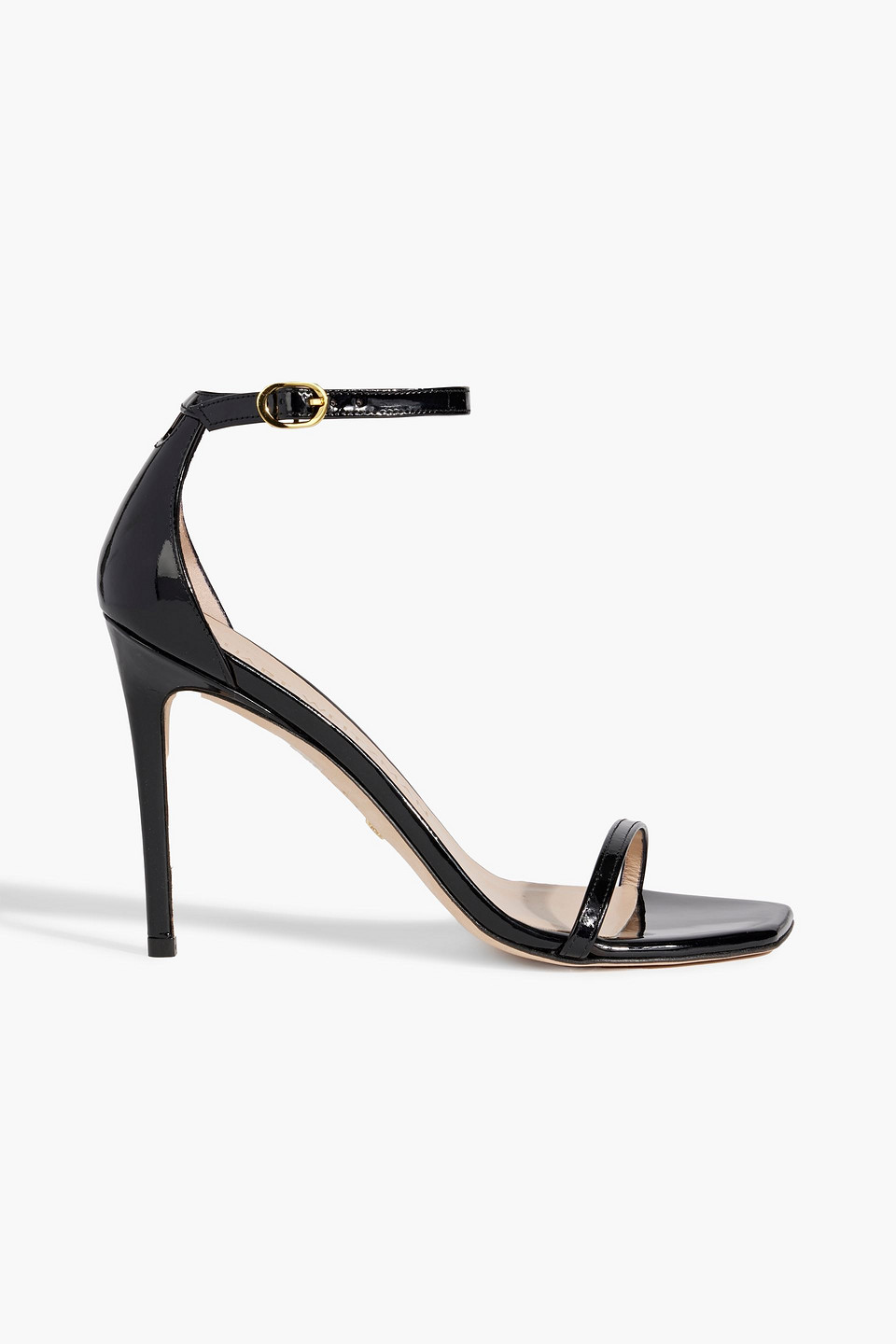 Stuart Weitzman Disney 100mm Crystal-embellished Sandals In Black