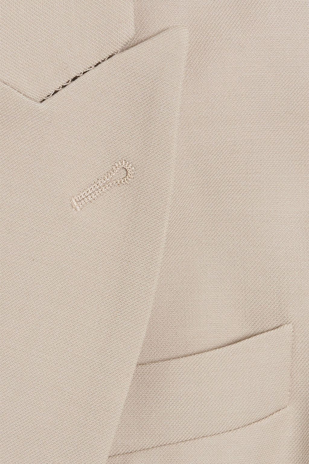 BRUNELLO CUCINELLI Bead-embellished wool-blend twill blazer