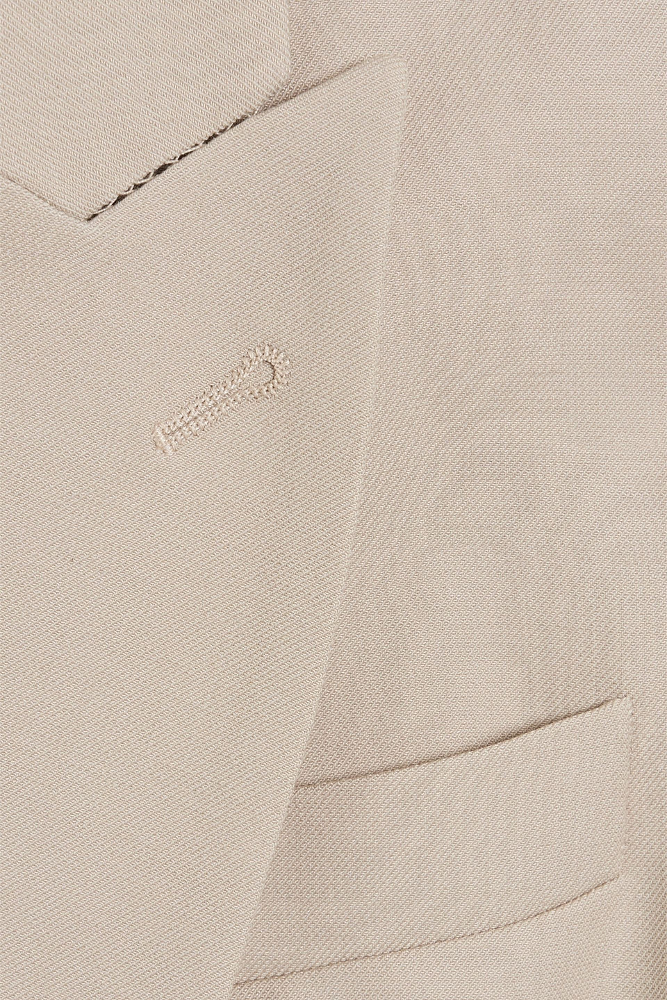 BRUNELLO CUCINELLI BEAD-EMBELLISHED WOOL-BLEND TWILL BLAZER