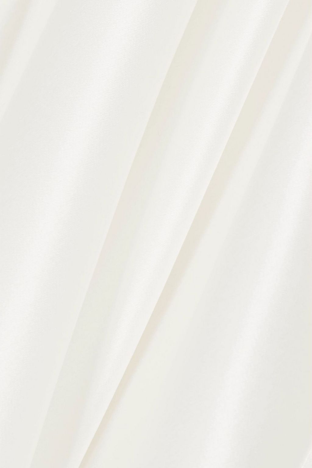 GALVAN  LONDON Mayfair halterneck asymmetric silk-blend satin gown