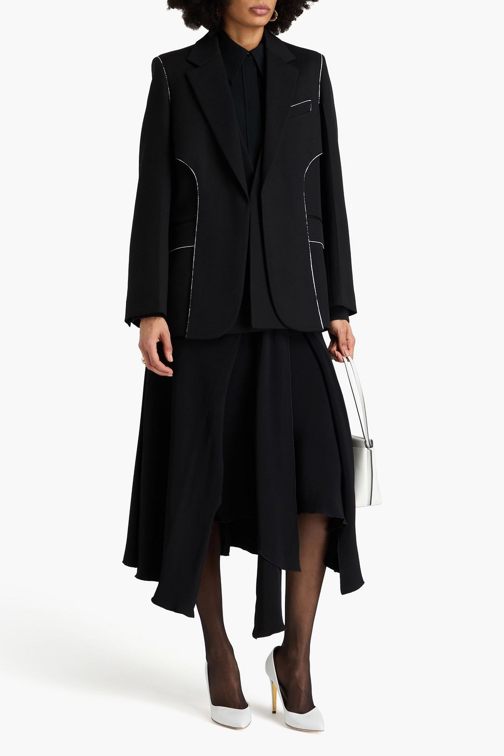 VICTORIA BECKHAM グランドプードル ブレザー レイヤード カットアウト
