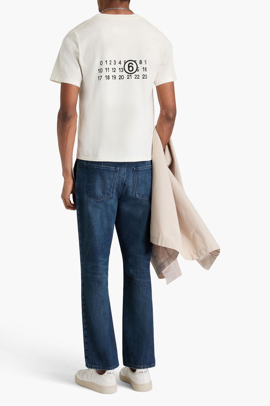 MM6 MAISON MARGIELA 페이디드 데님 진