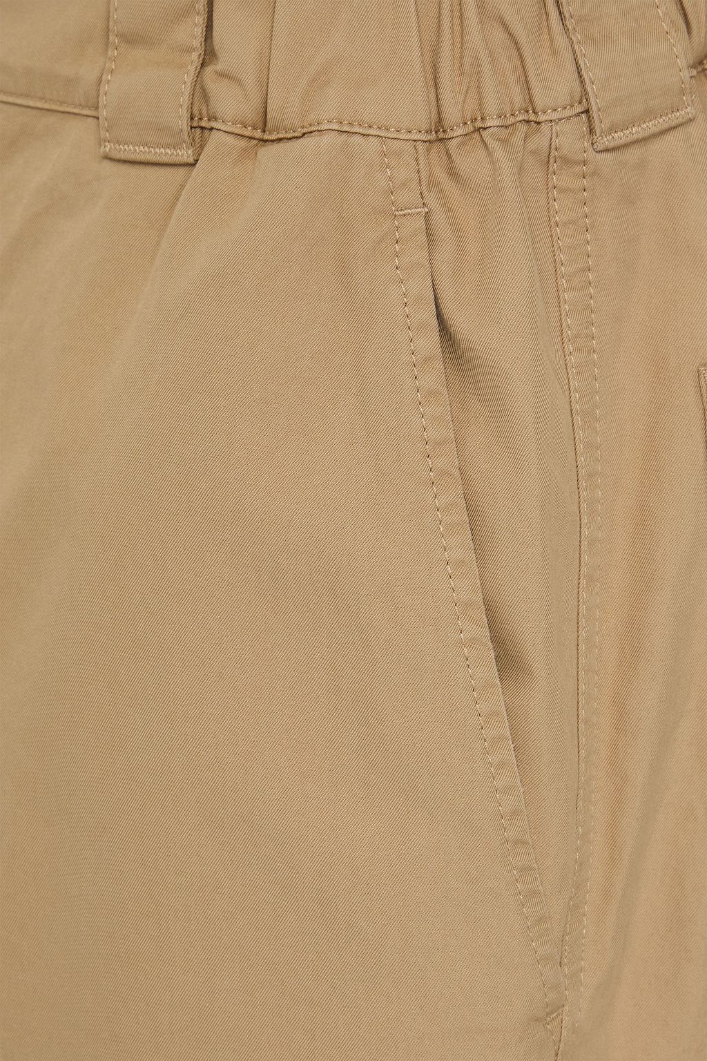 MM6 MAISON MARGIELA بنطال مصنوع من قطن بوبلين بحوف منسّلة