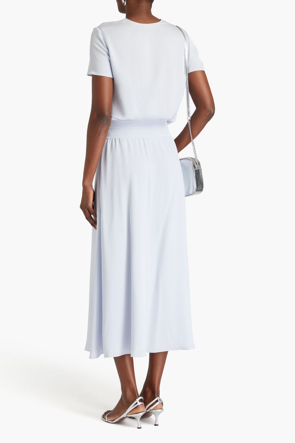 THEORY Silk crepe de chine top