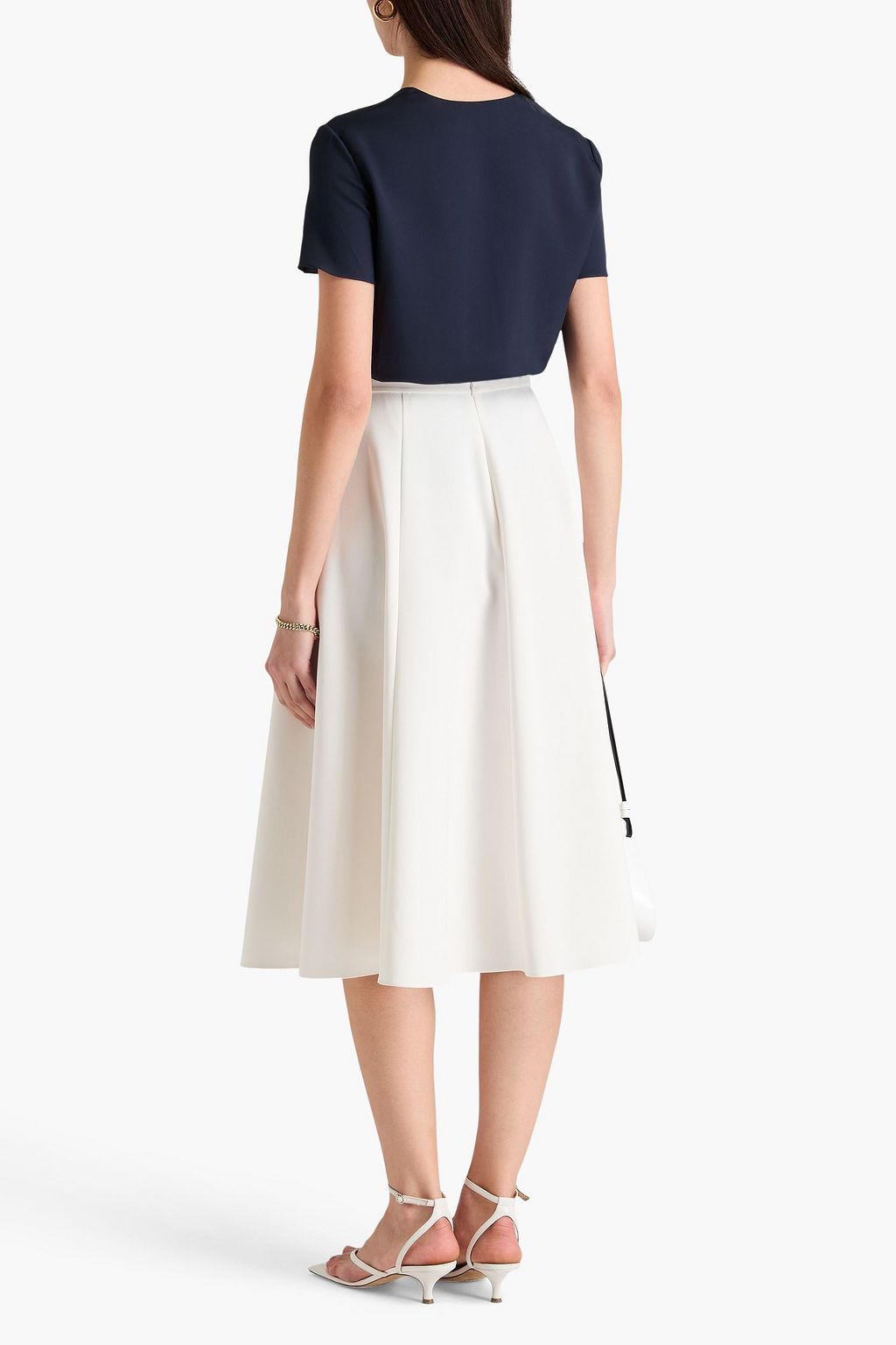 THEORY Silk crepe de chine top