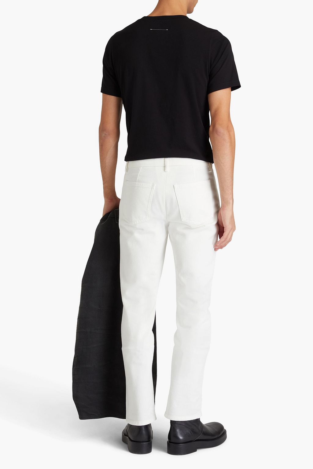MM6 MAISON MARGIELA جينز من الدنيم بقصّة ضيقة