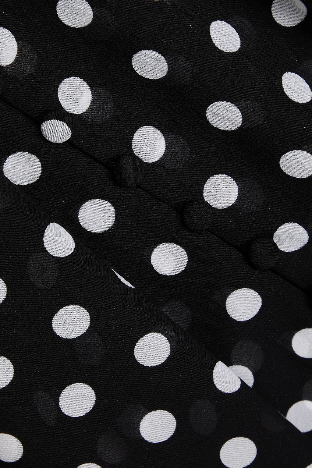 ALICE + OLIVIA Polka-dot silk-blend chiffon top