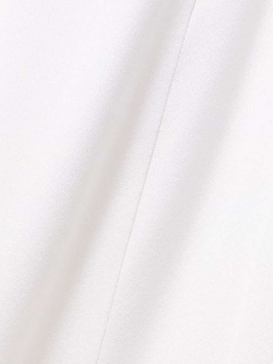 valencia cold-shoulder silk-satin maxi dress
