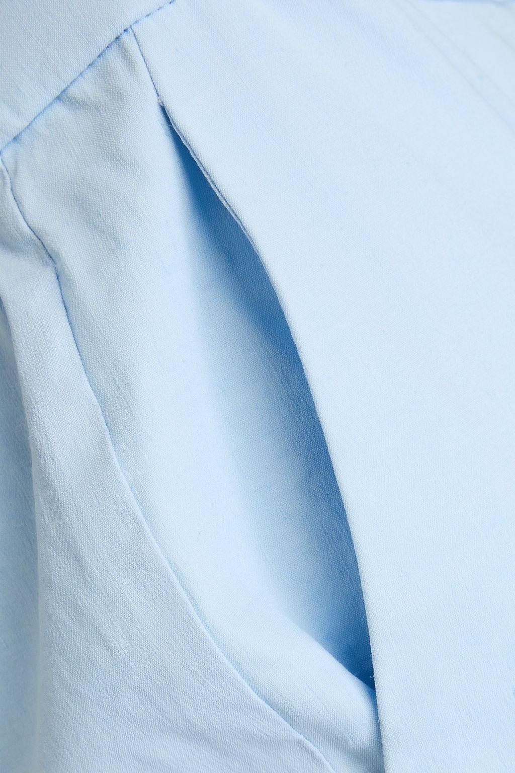 THEORY Cropped linen-blend tapered pants
