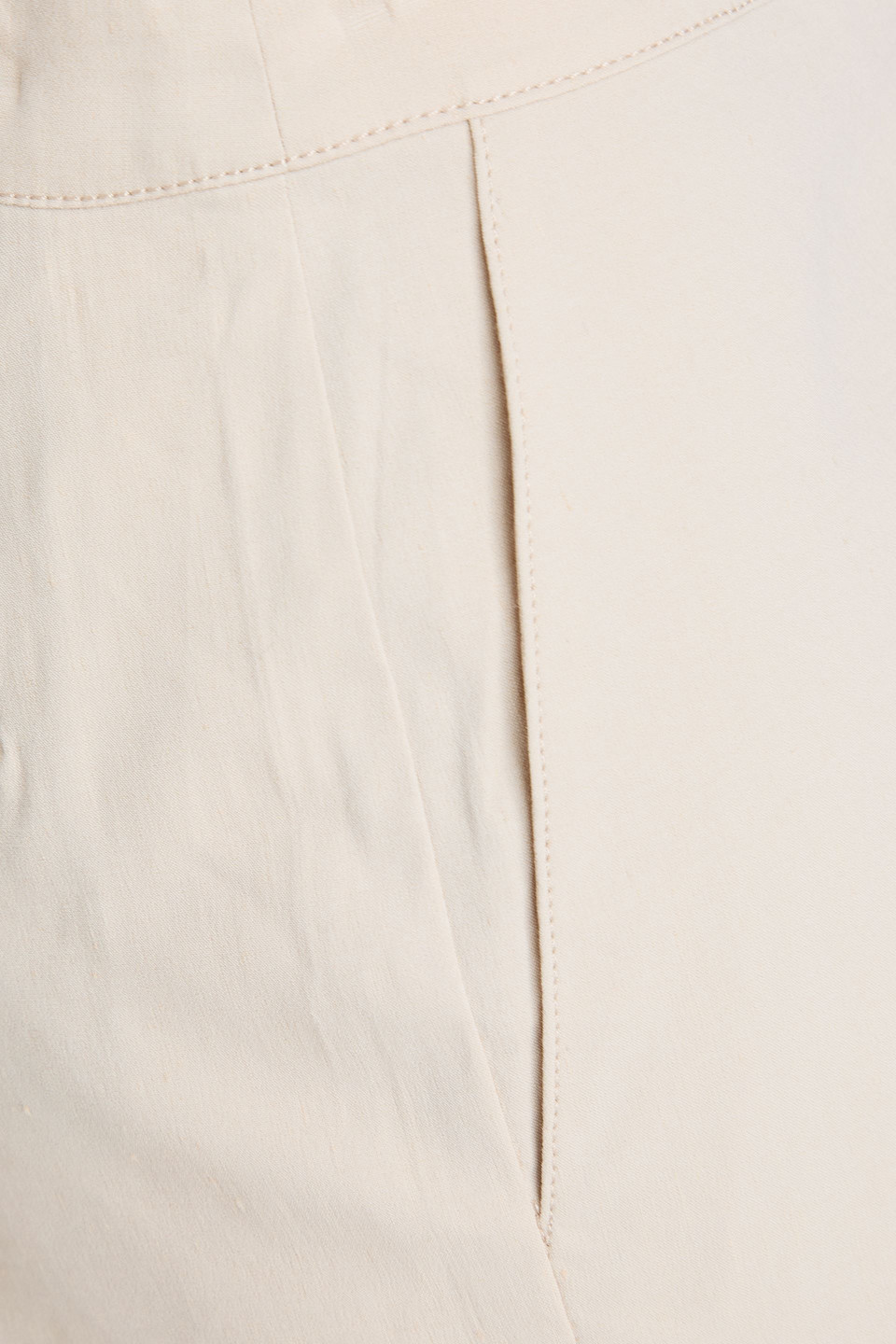 THEORY STRETCH LINEN-BLEND CREPE SHORT