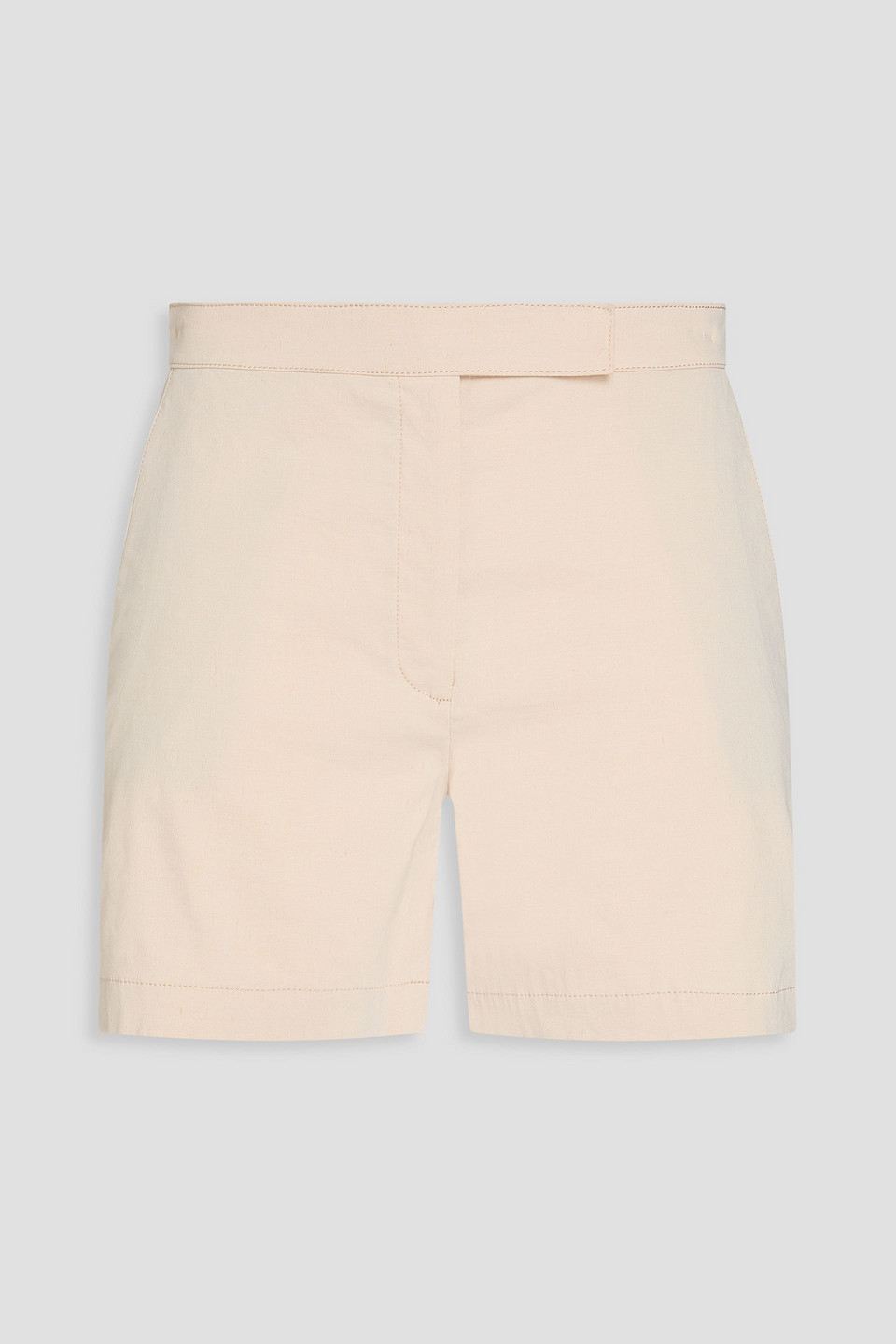 THEORY STRETCH LINEN-BLEND CREPE SHORT