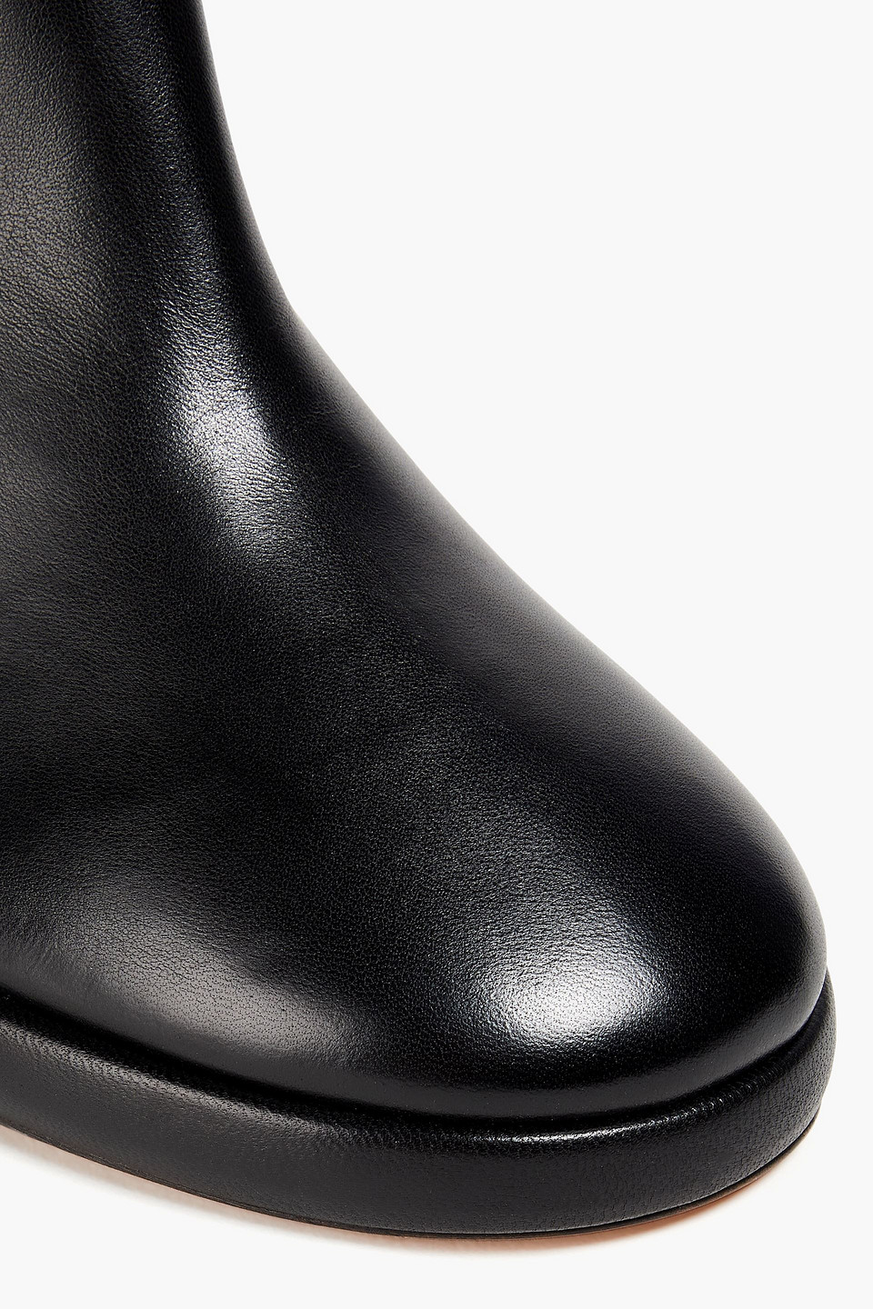 Wandler Woman Ankle Boots Black Size 10 Lambskin In Black