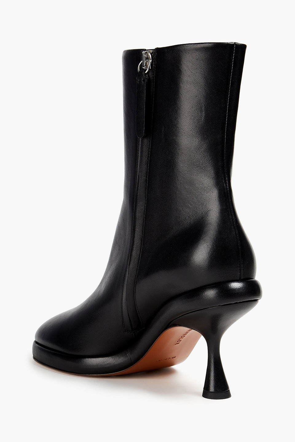 Wandler Woman Ankle Boots Black Size 10 Lambskin In Black