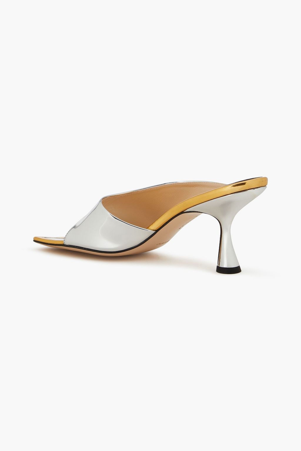 WANDLER Julio metallic leather mules