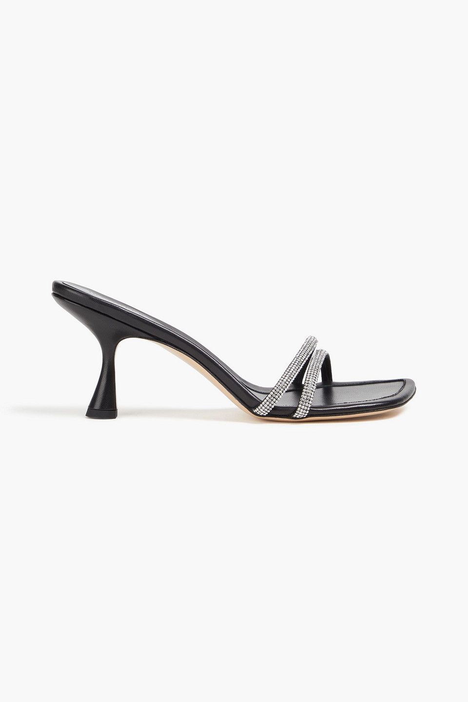 Julio crystal-embellished leather sandals