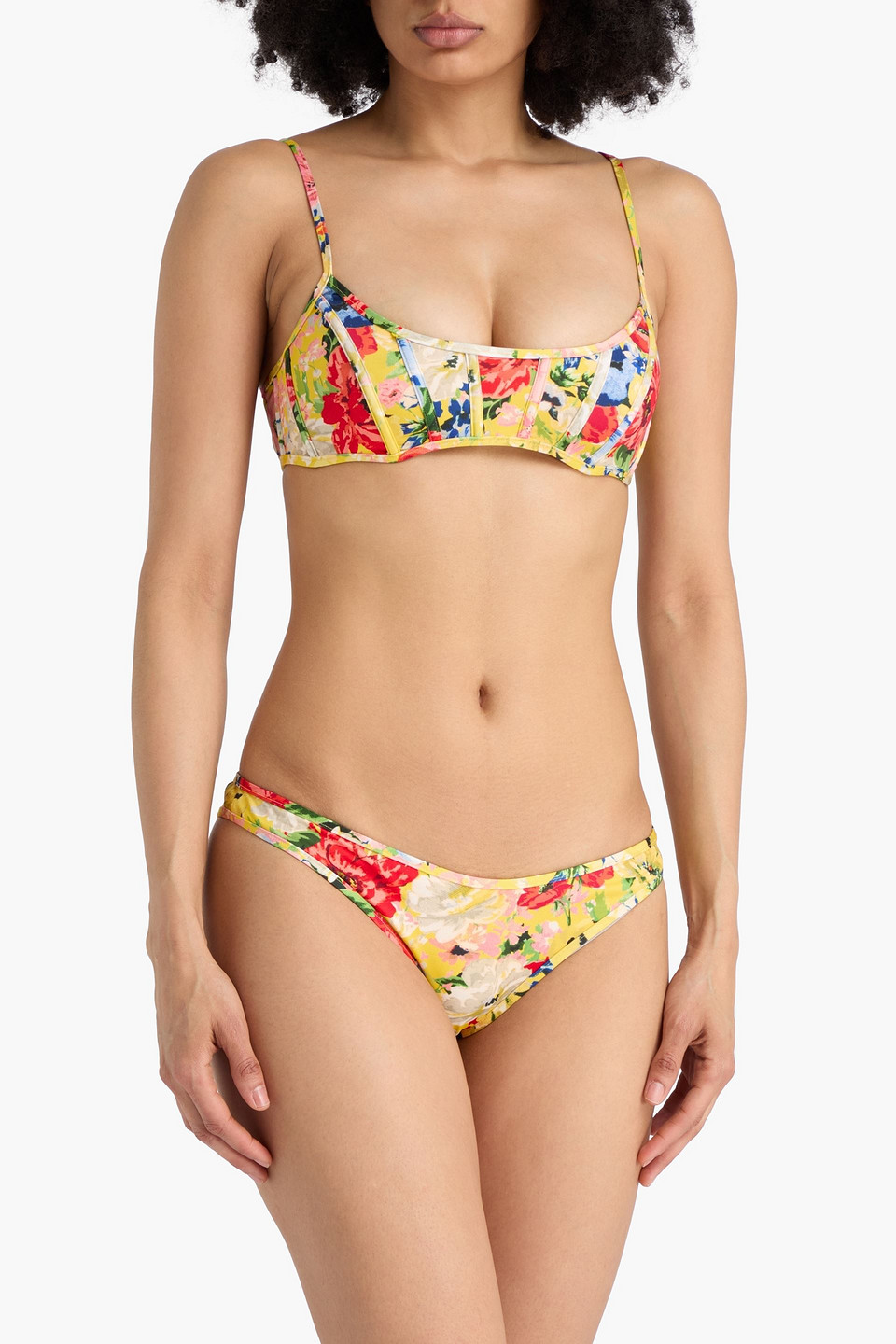  Zimmermann - Bikini Mit Floralem Print - Gelb - 3 