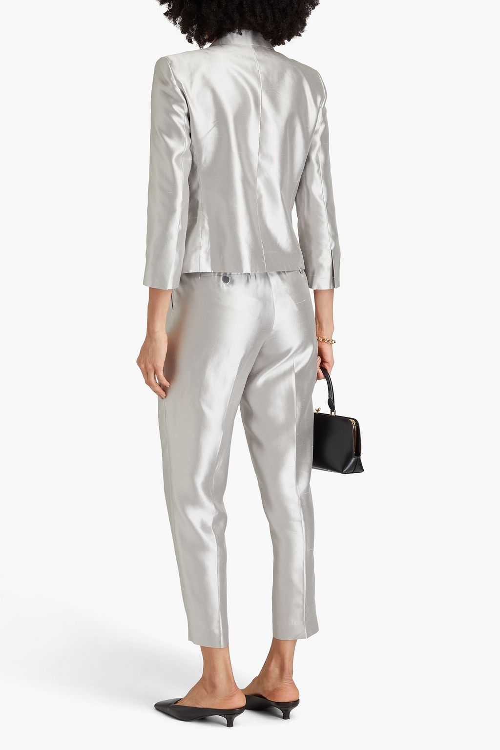 THEORY Silk-shantung blazer