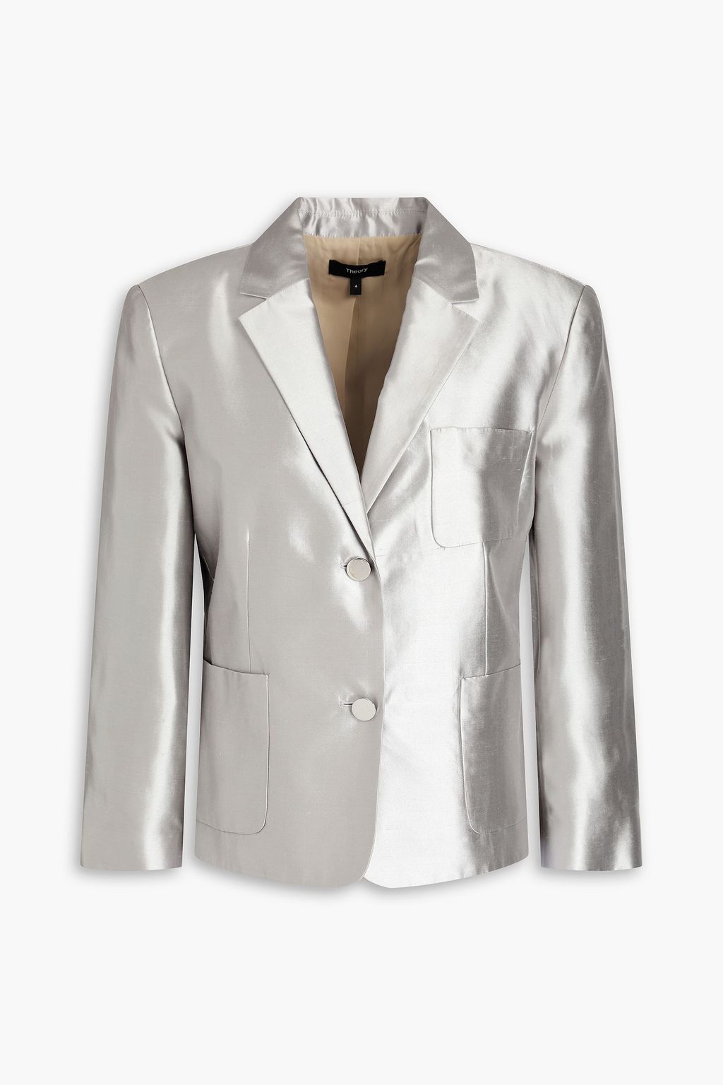 THEORY Silk shantung blazer THE OUTNET