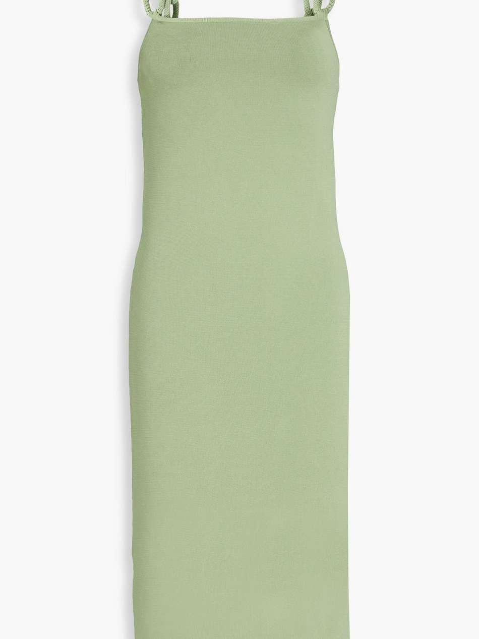 alina stretch-knit midi dress