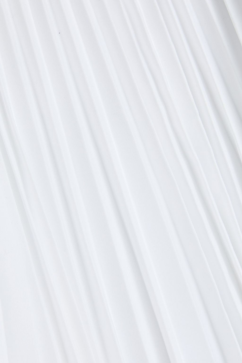 THEORY Pleated poplin midi skirt