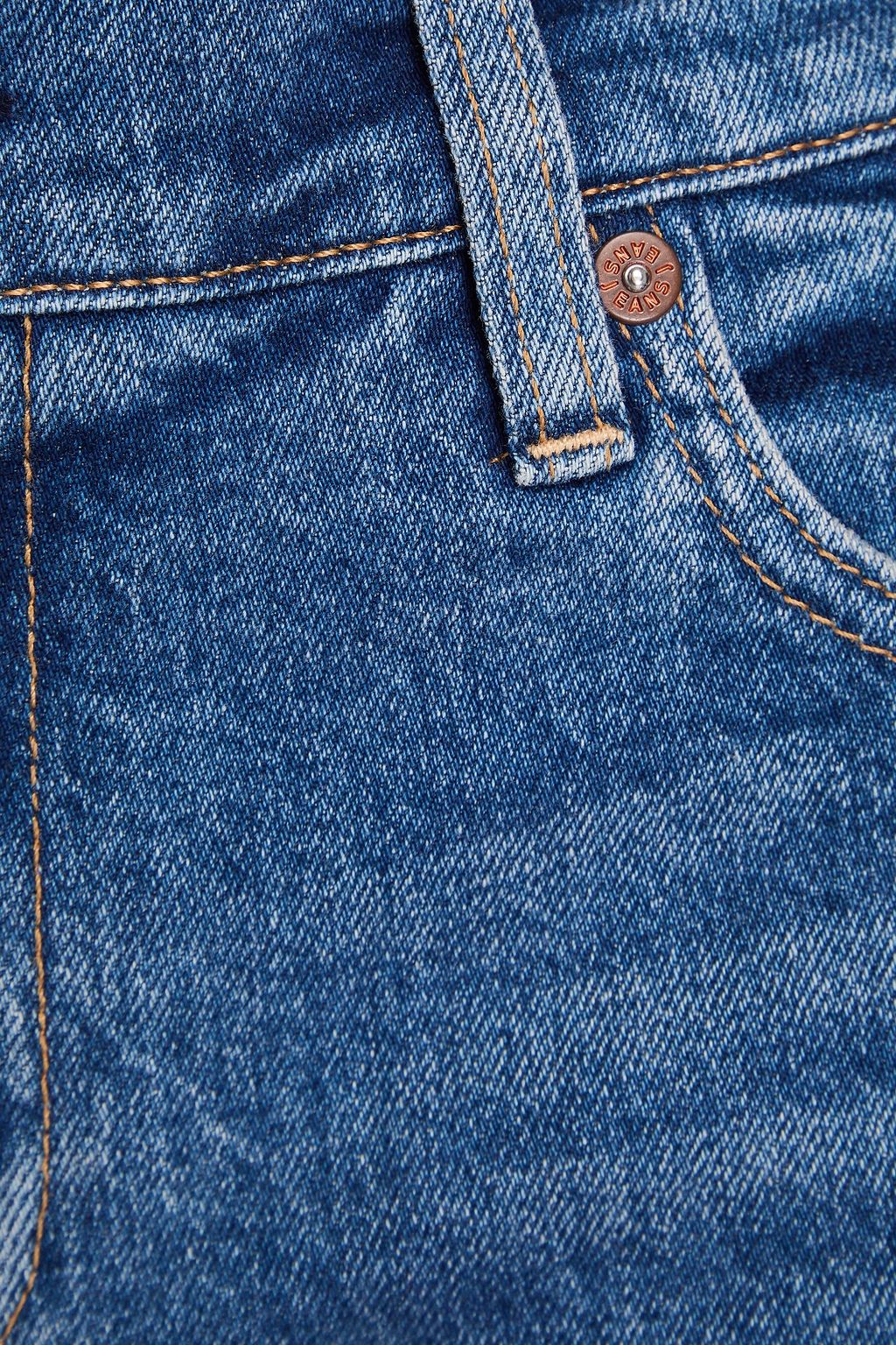 ALICE + OLIVIA JEANS شورت من الدنيم
