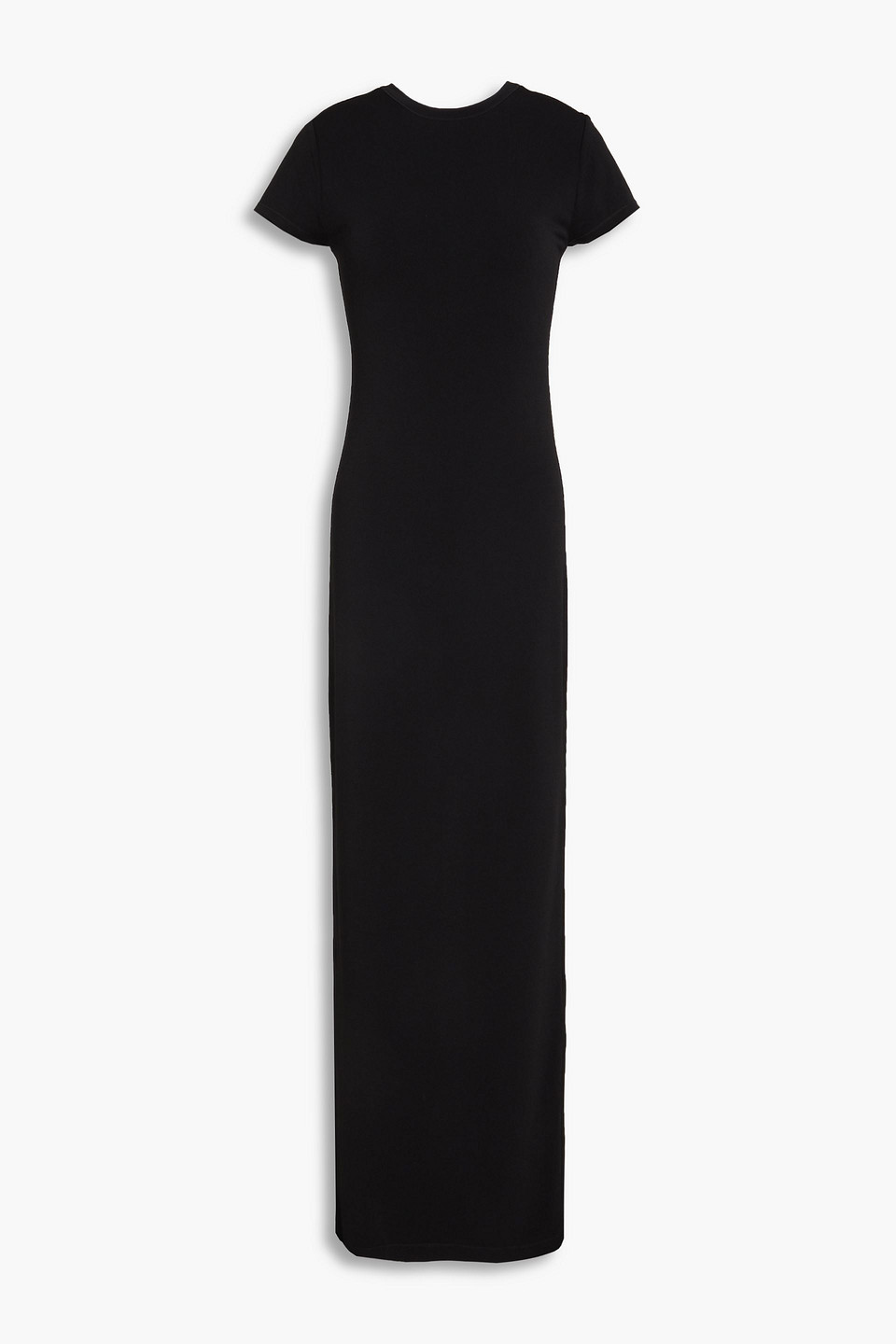 Alice And Olivia Jersey Maxi Dress In Black