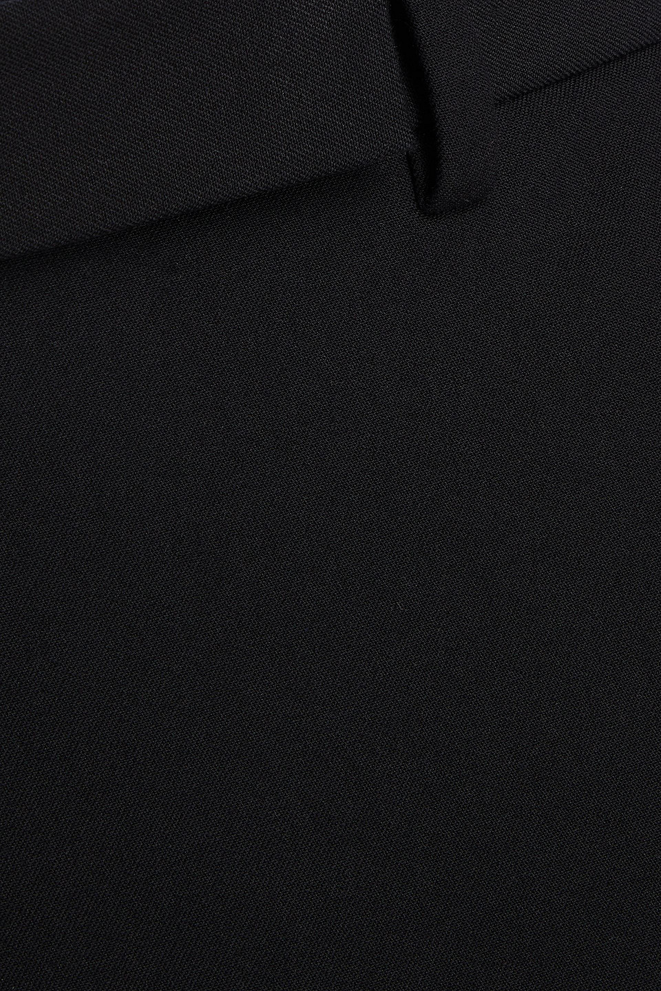 Theory Cropped Cotton-blend Twill Tapered Pants In Schwarz