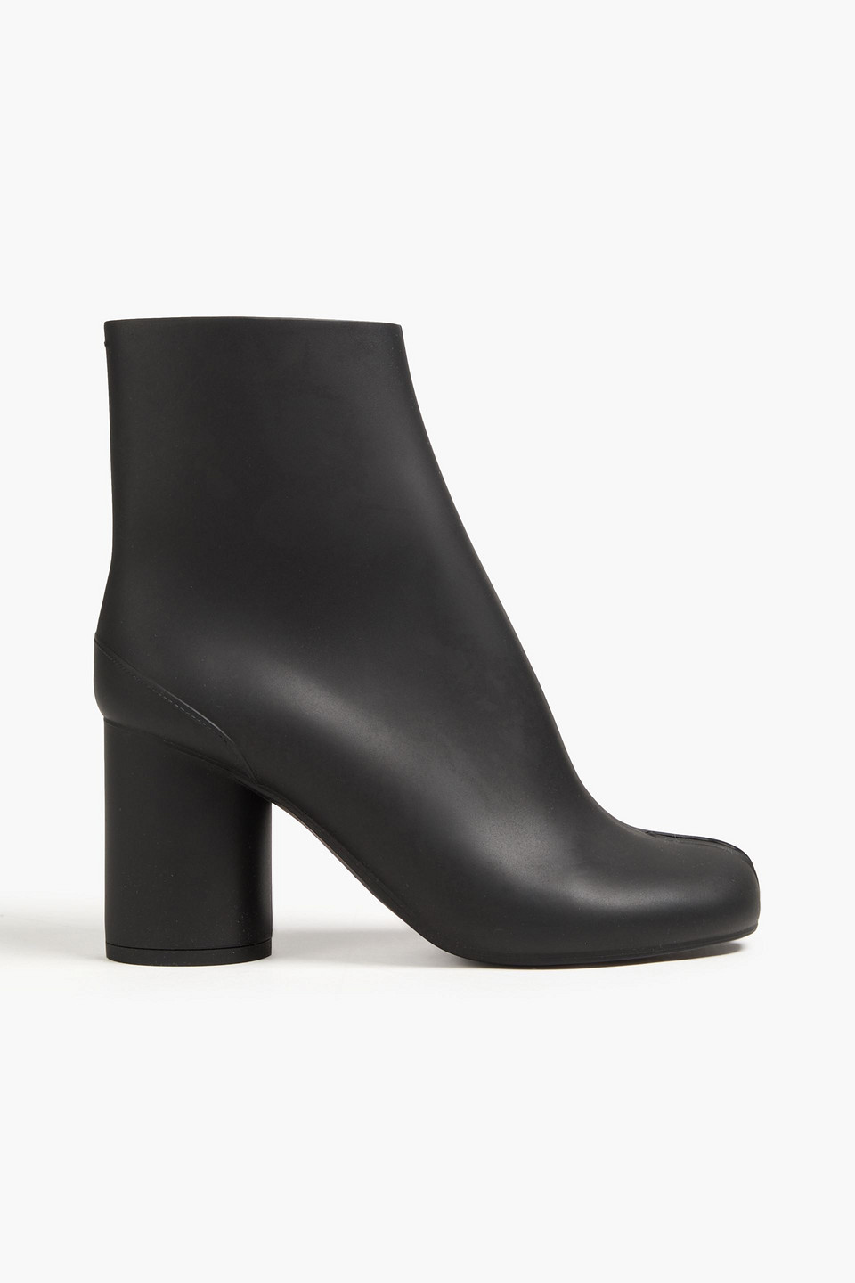 Maison Margiela Pvc Split-toe Ankle Boots In Schwarz