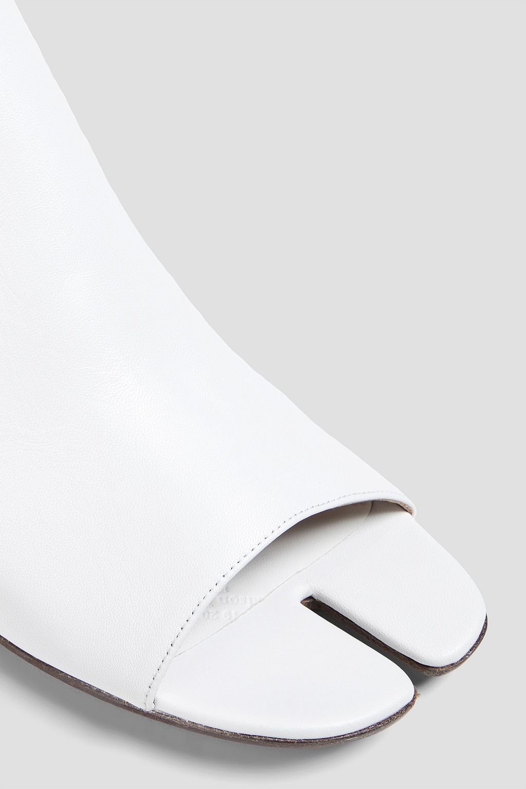 MAISON MARGIELA حذاء ميول "تابي" من الجلد بتصميم مفصول عند الأصابع