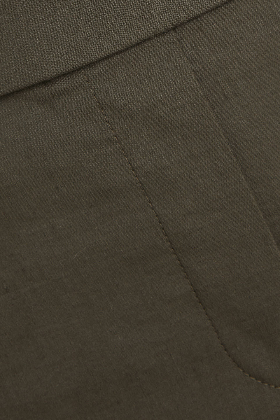 Theory Treeca Good Linen Cropped Pull-on Ankle Pants In Grün