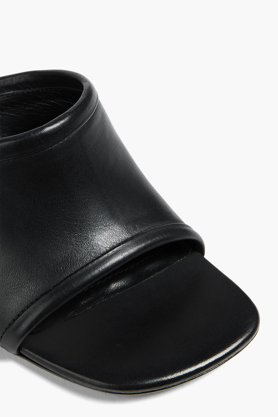 Simkhai 80mm Winston Leather Mules In Black